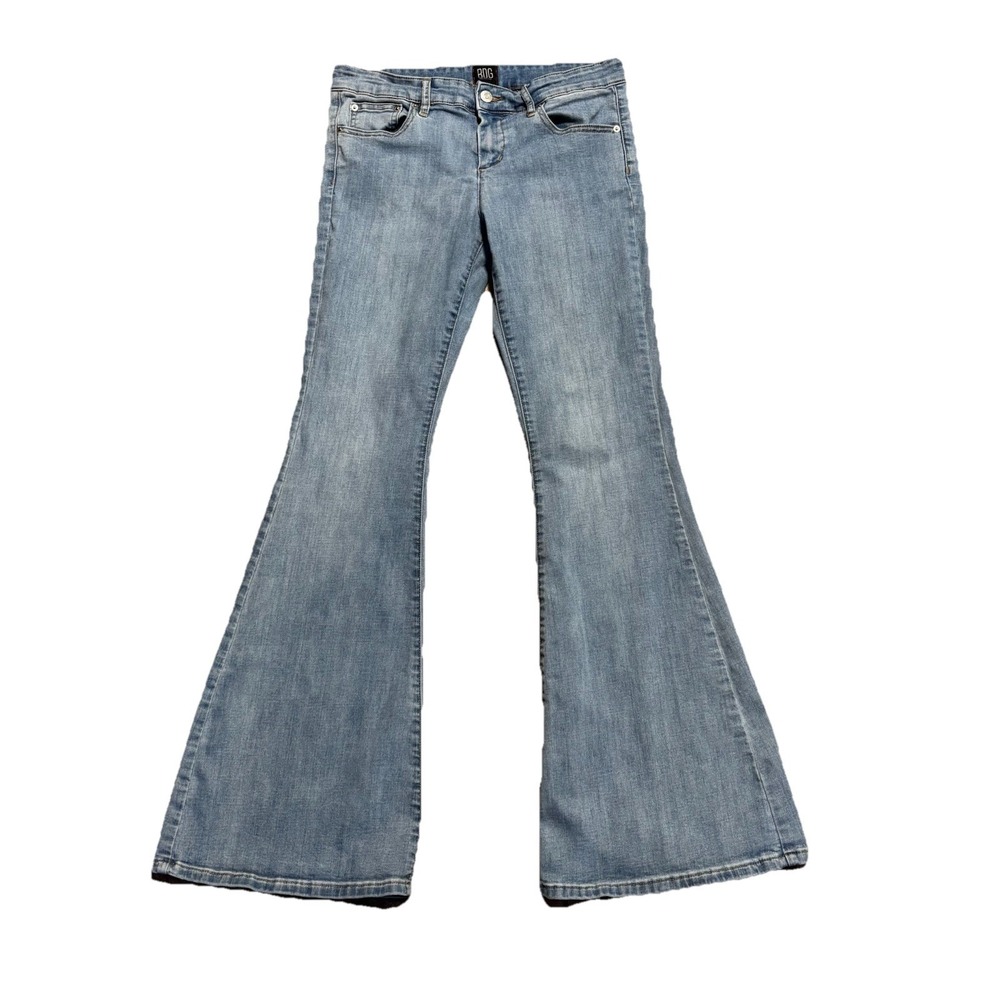 BDG Mid Rise Flare Jeans 29x32 Stretch Light Wash‎ Hippie Boho Retro